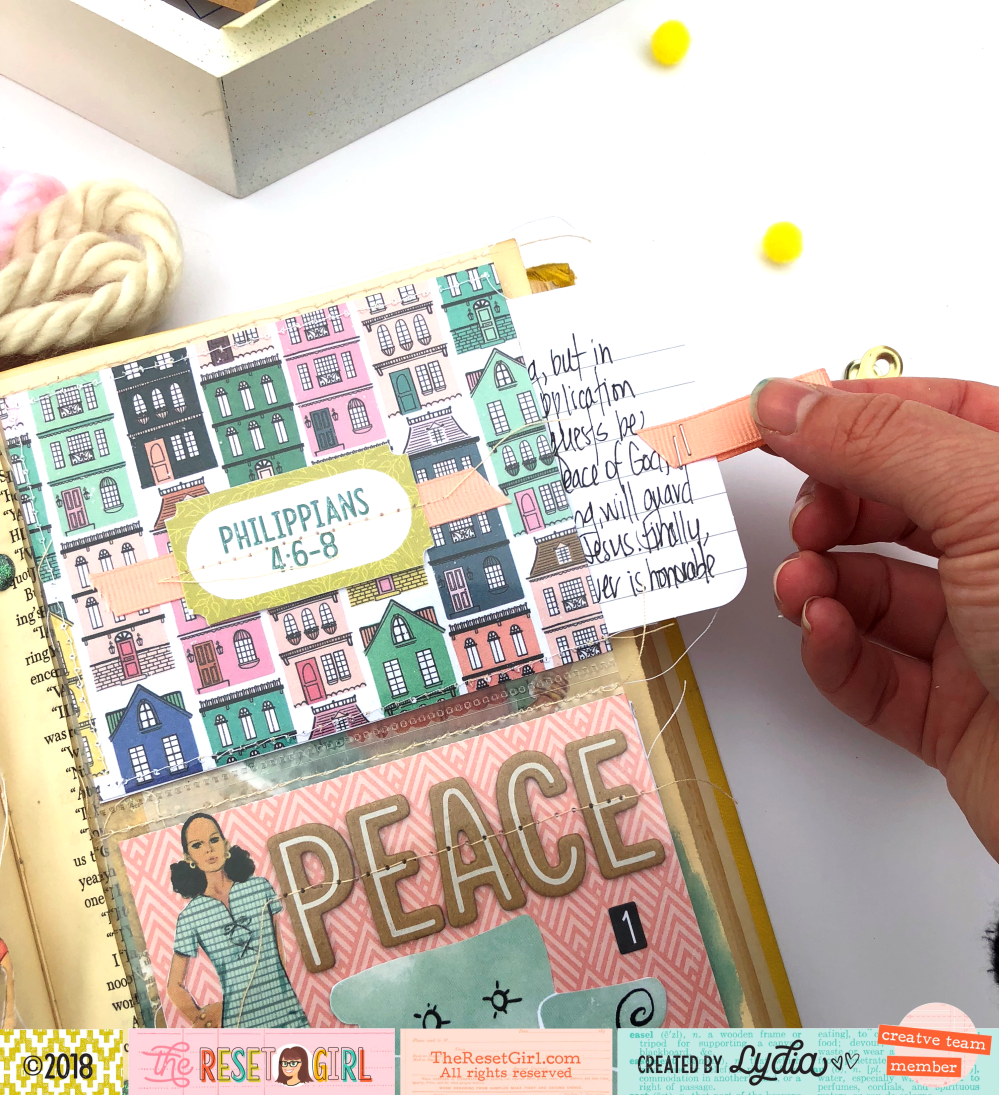 The Reset Girl October 2018 Faithful Life Challenge Altered Book using "The Little Things" Collection - Lydia Cost